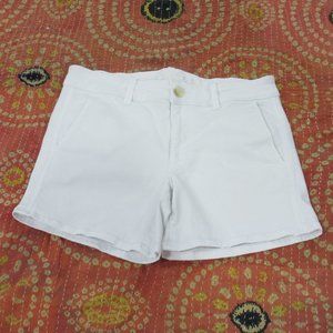 AEO Super Stretch White Shorts
